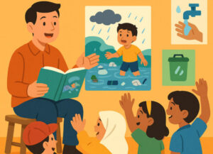 Sosialisasi Perilaku Hidup Bersih dan Sehat (PHBS) dengan Media Dongeng
